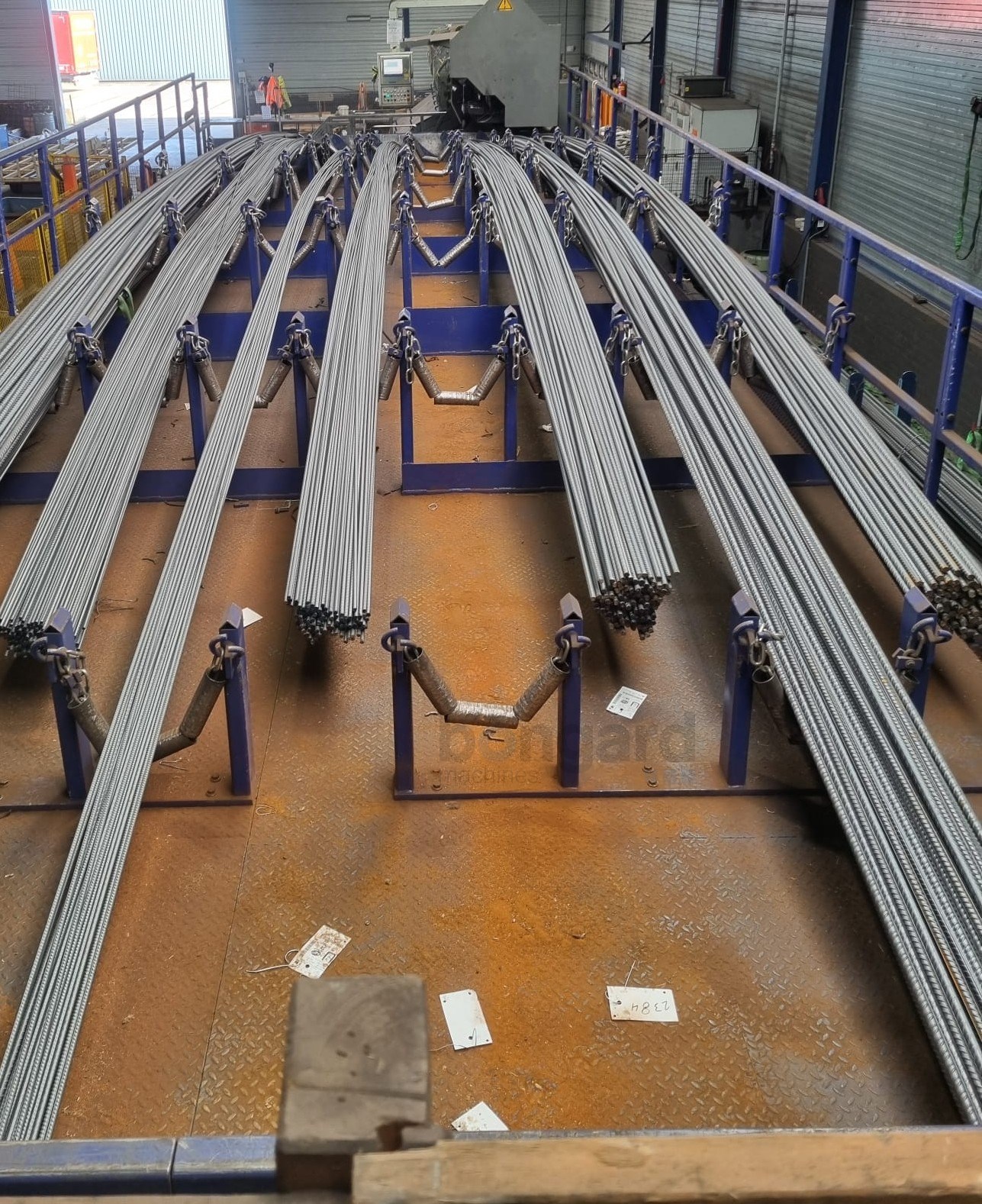 EVG DBE 28 Flexible processing centre for fully automatic cutting and bending of steel bars