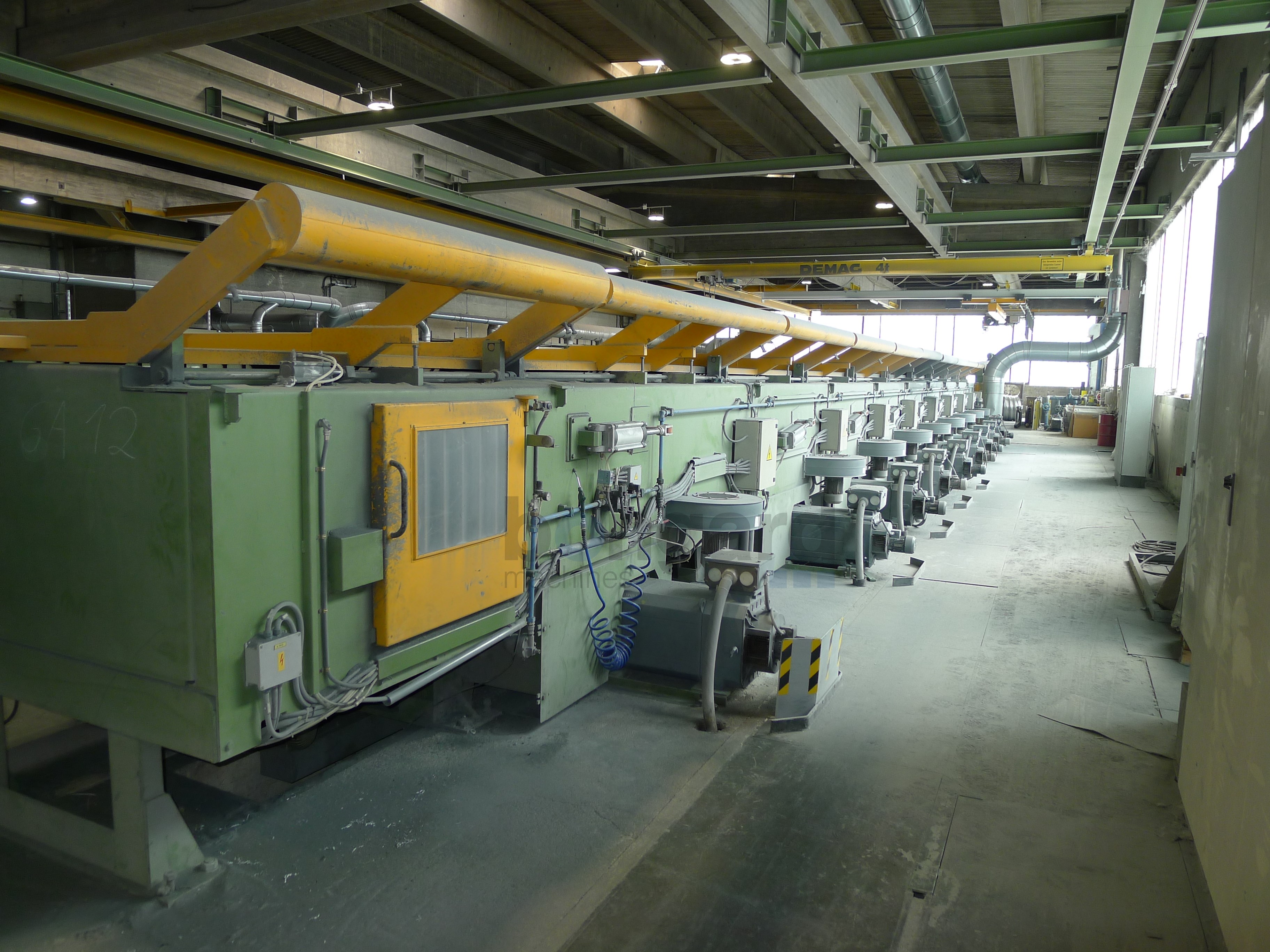 FRIGERIO RI 120/9-SX2 Spannbeton Geradeaus-Drahtziehanlage