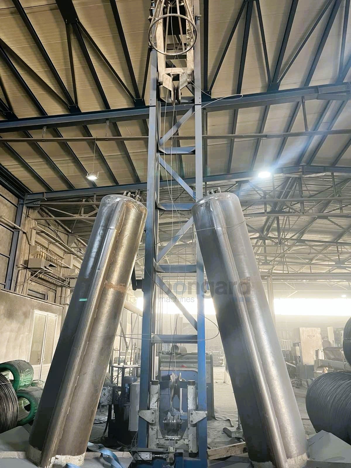 KOCH KGT 25/12 OTA straight-line wire drawing line with automatic tension control