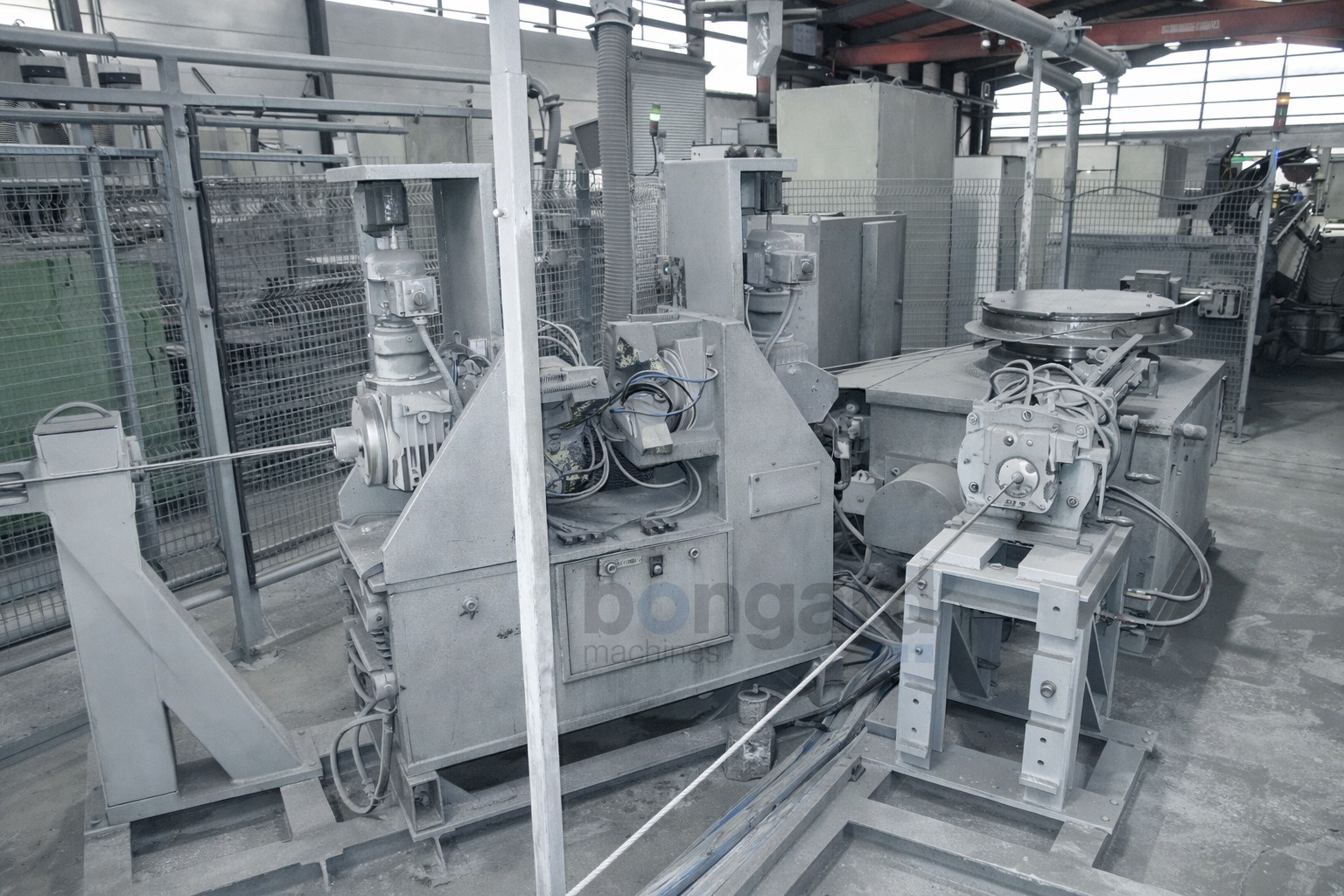 EVG Inline drawing -  straightening and cutting line