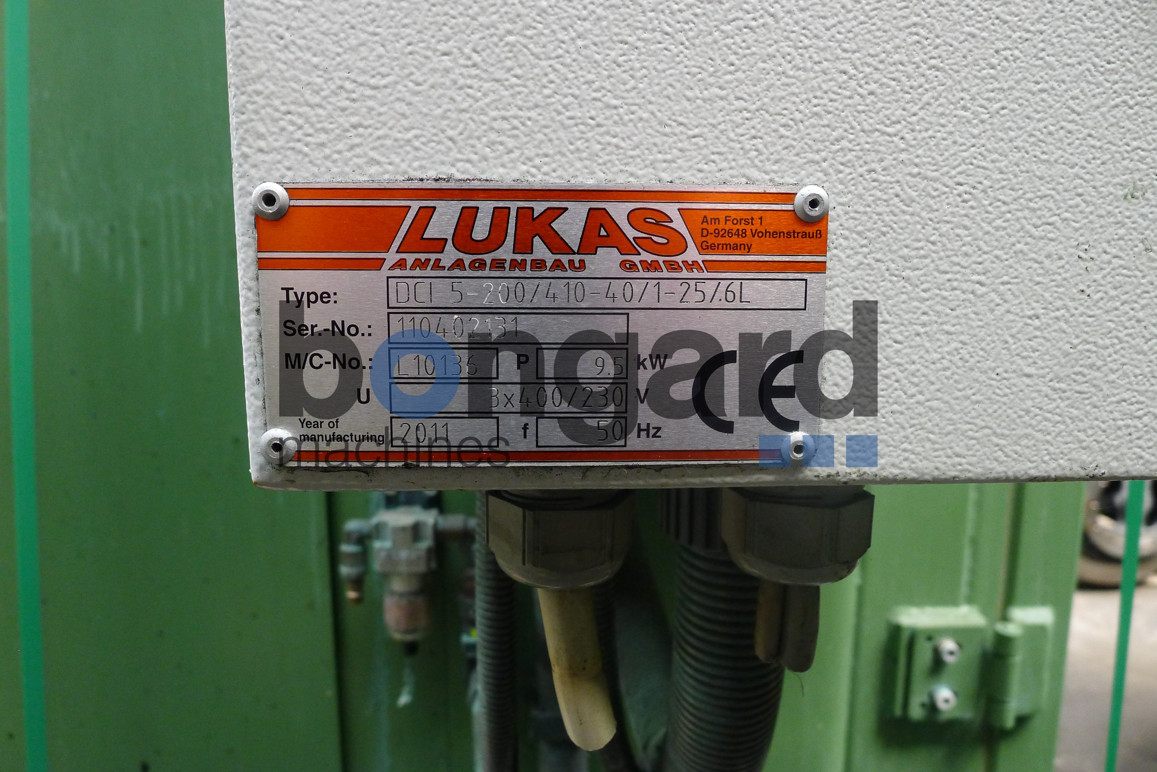 LUKAS DCI 5-200/410-40/1-25/6L tréfileuses inline