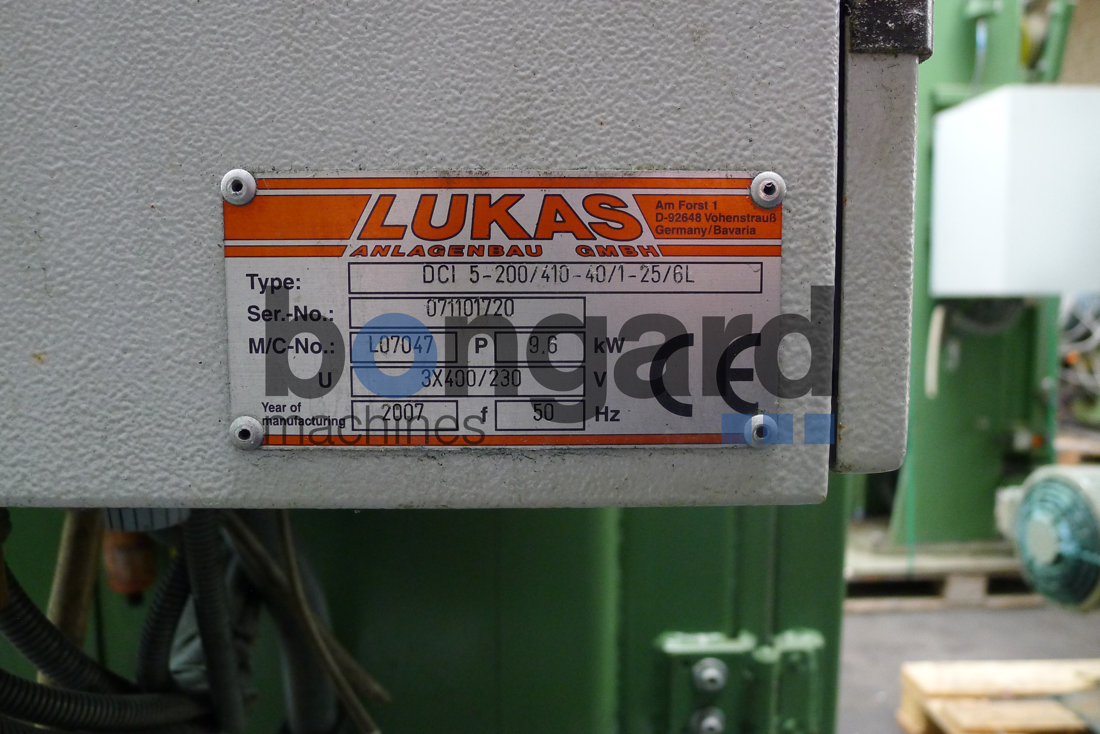 LUKAS DCI 5-200/410-40/1-25/6L tréfileuses inline