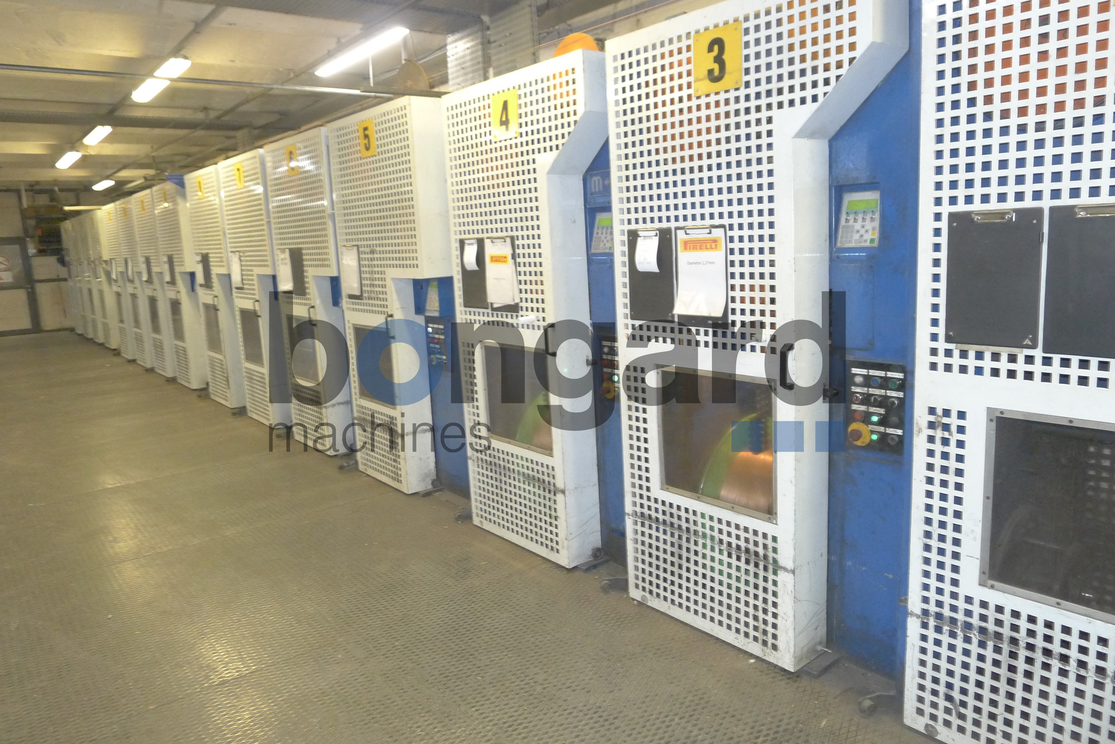 SIRIO bronze coating line for bead wire