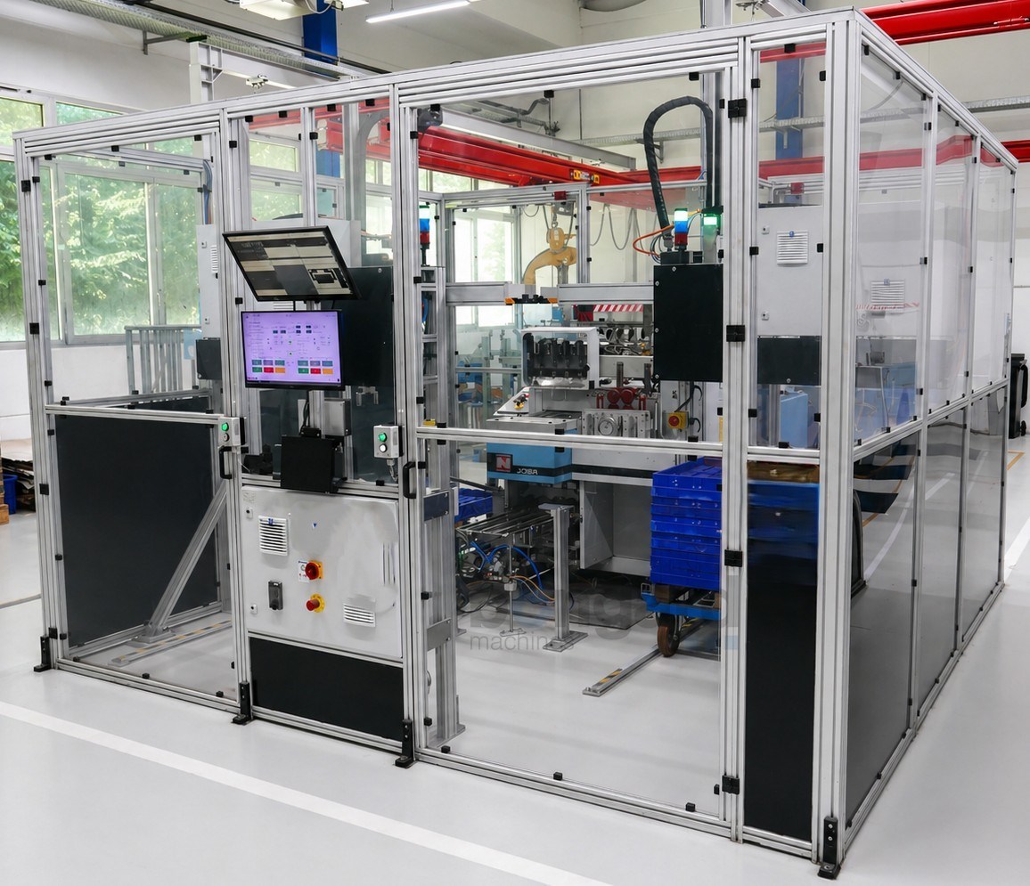NIEHOFF DSA4 rewinding line for braiding spools
