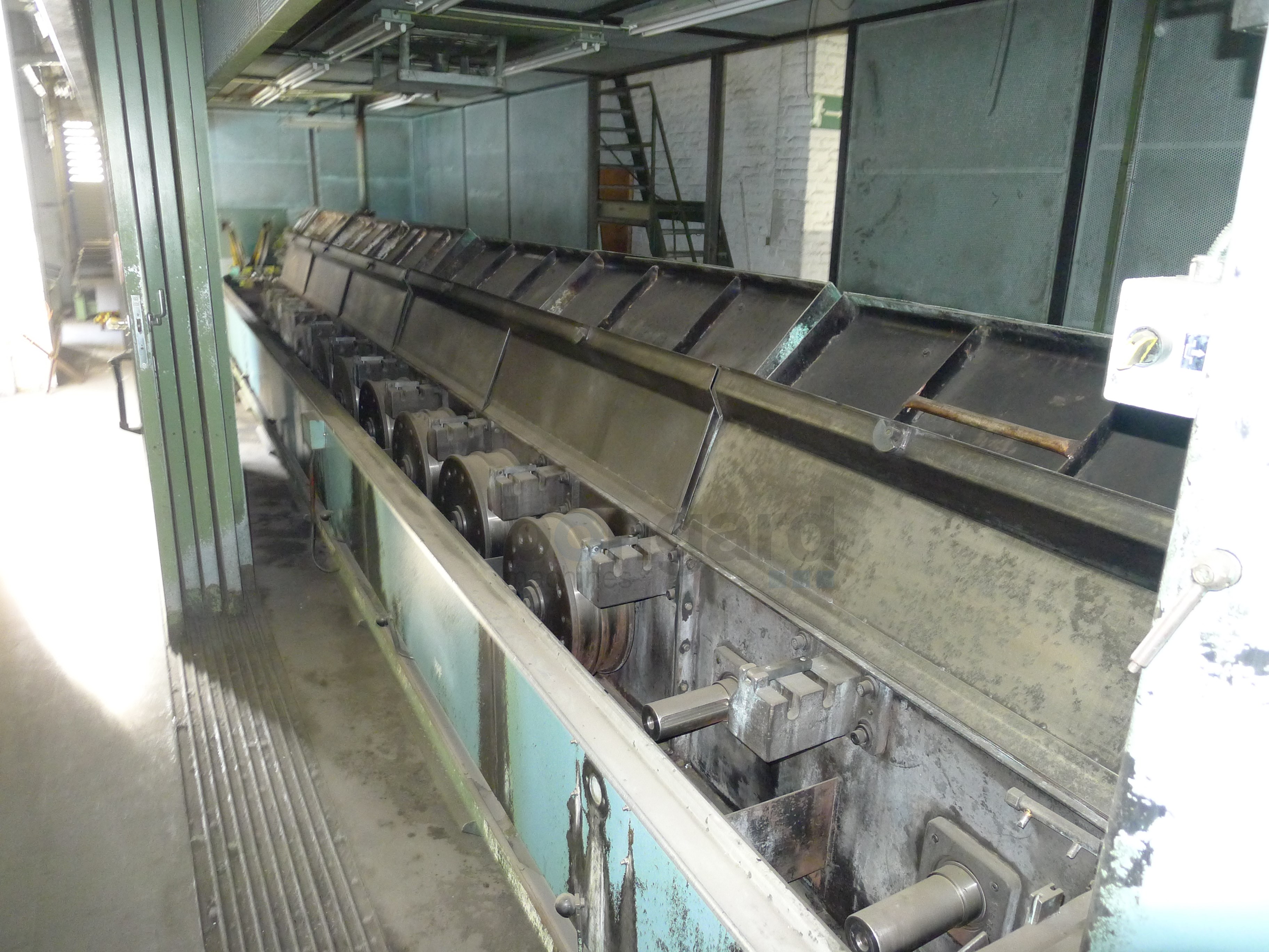 MB Anlagenbau GmbH sound proof cabinet for copper rod brake down machine