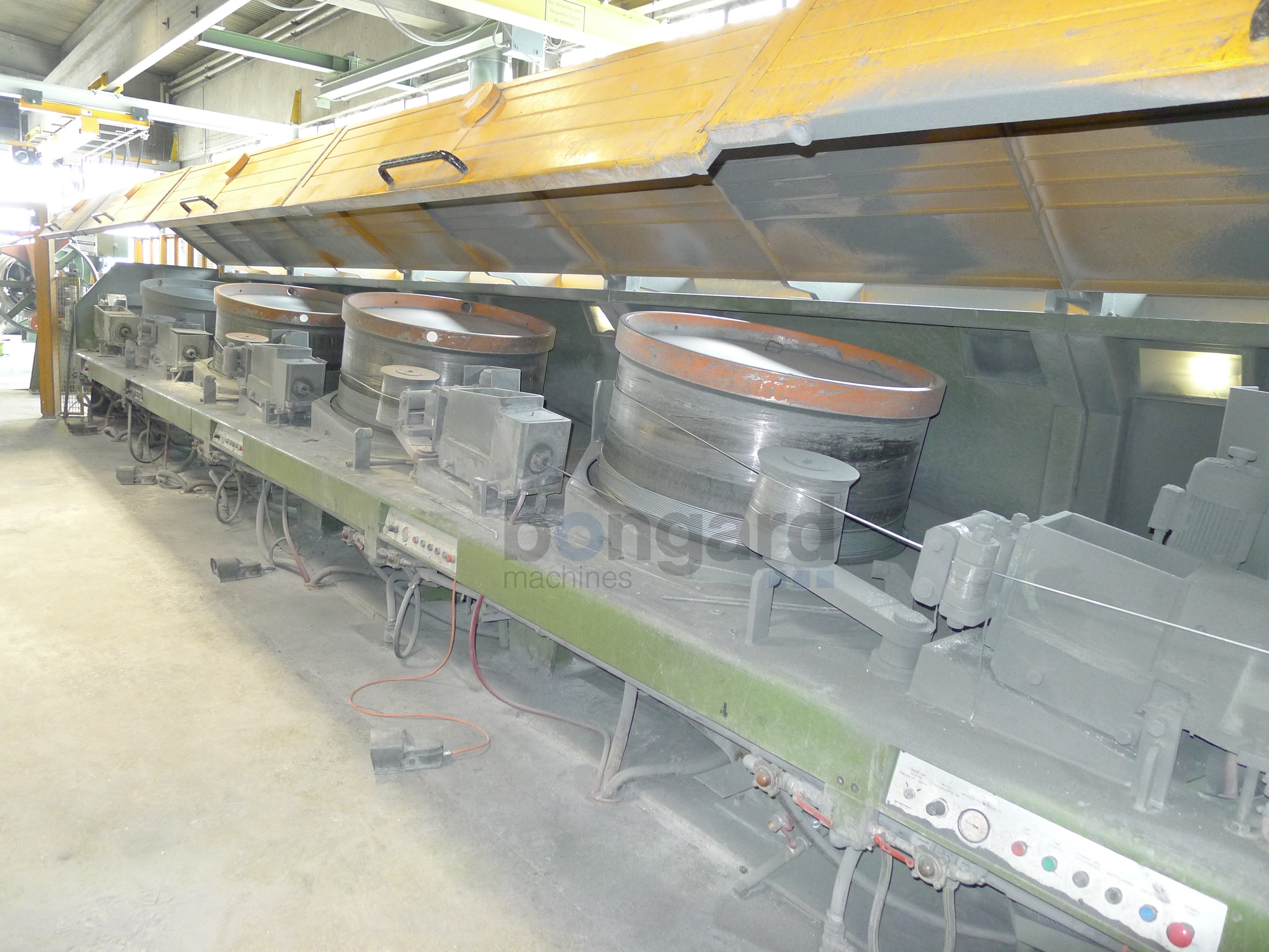 FRIGERIO RI 120/9-SX2 Spannbeton Geradeaus-Drahtziehanlage
