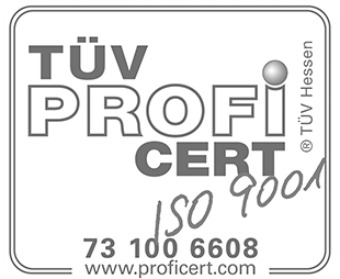 TÜV Profi Cert ISO 9001