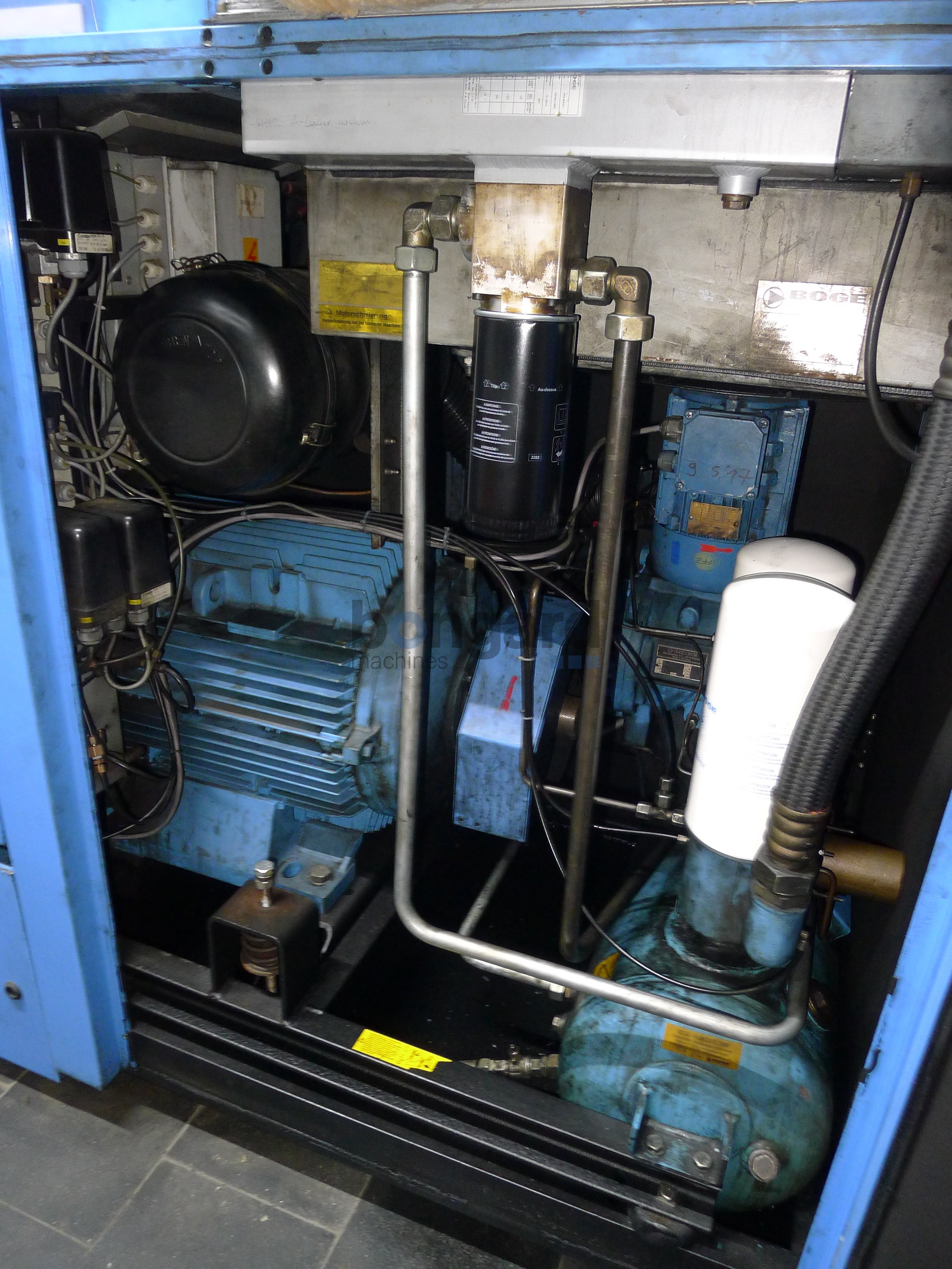 BOGE SD100 screw compressor