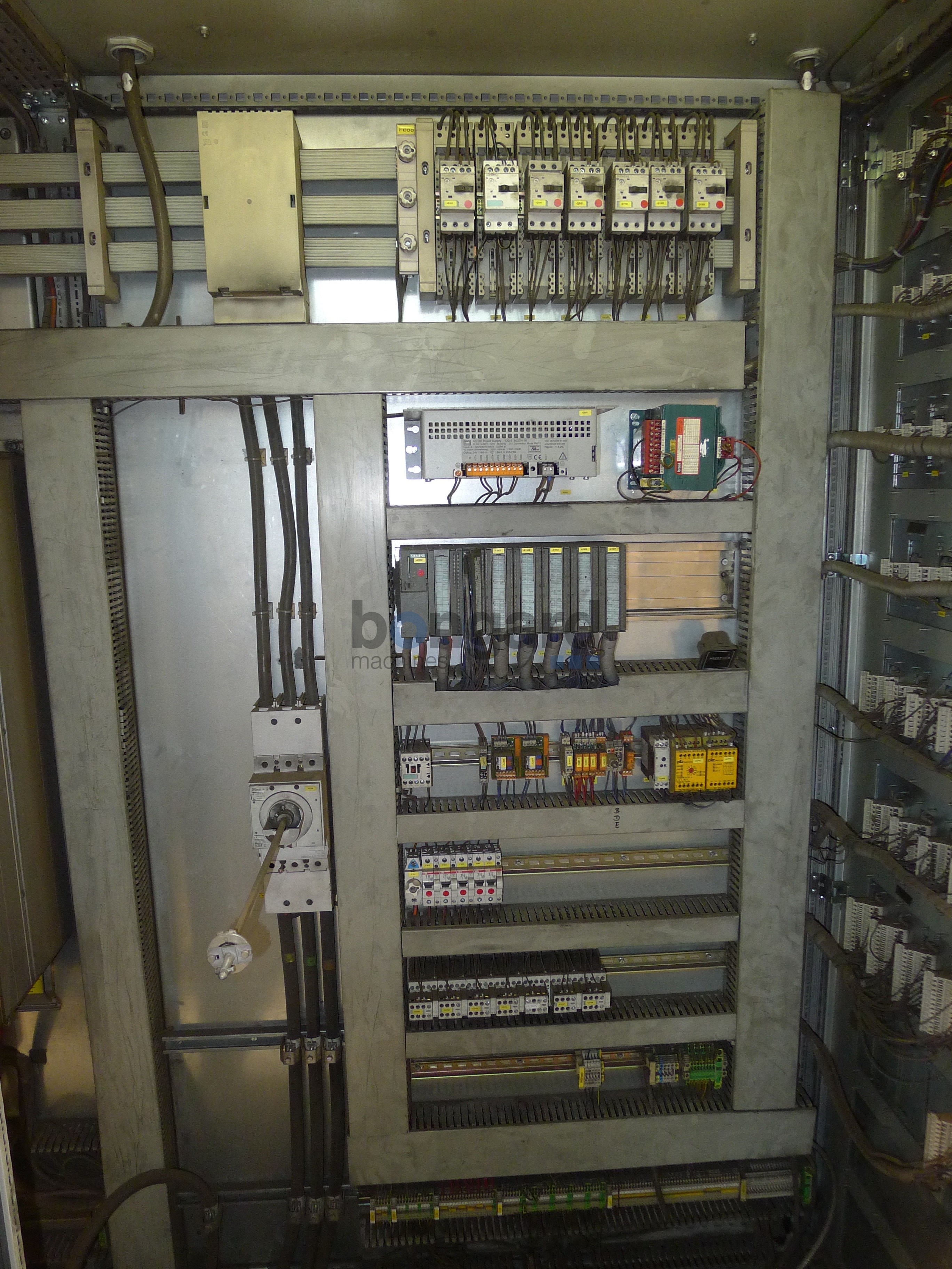 stretching line with inline straightening and cutting machine