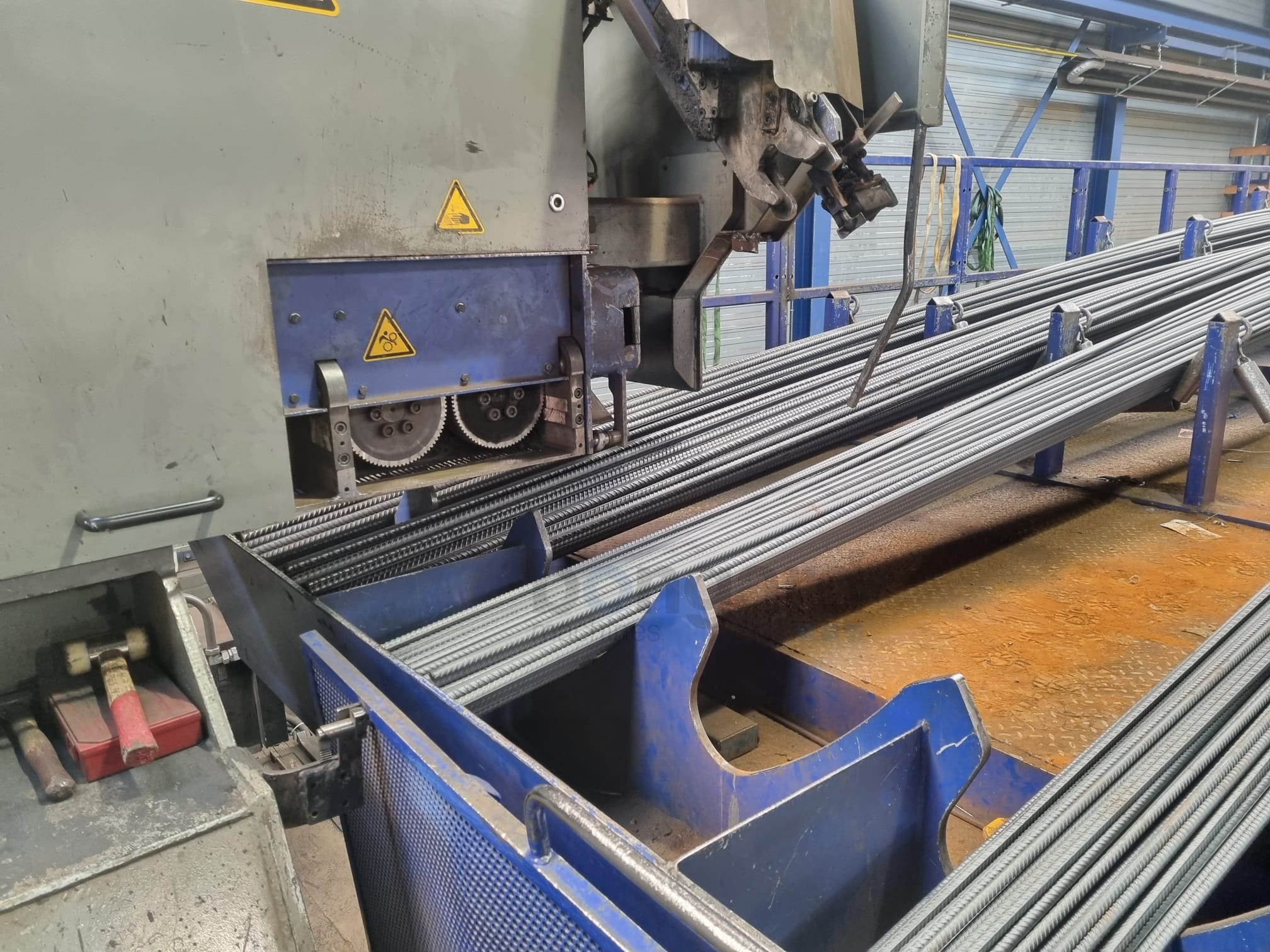 EVG DBE 28 Flexible processing centre for fully automatic cutting and bending of steel bars