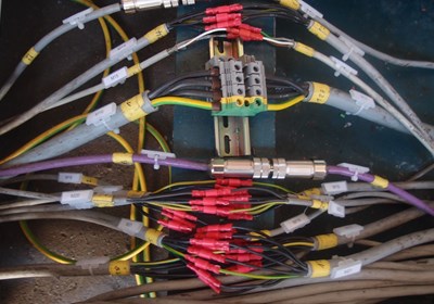 marked cables prior dismantling