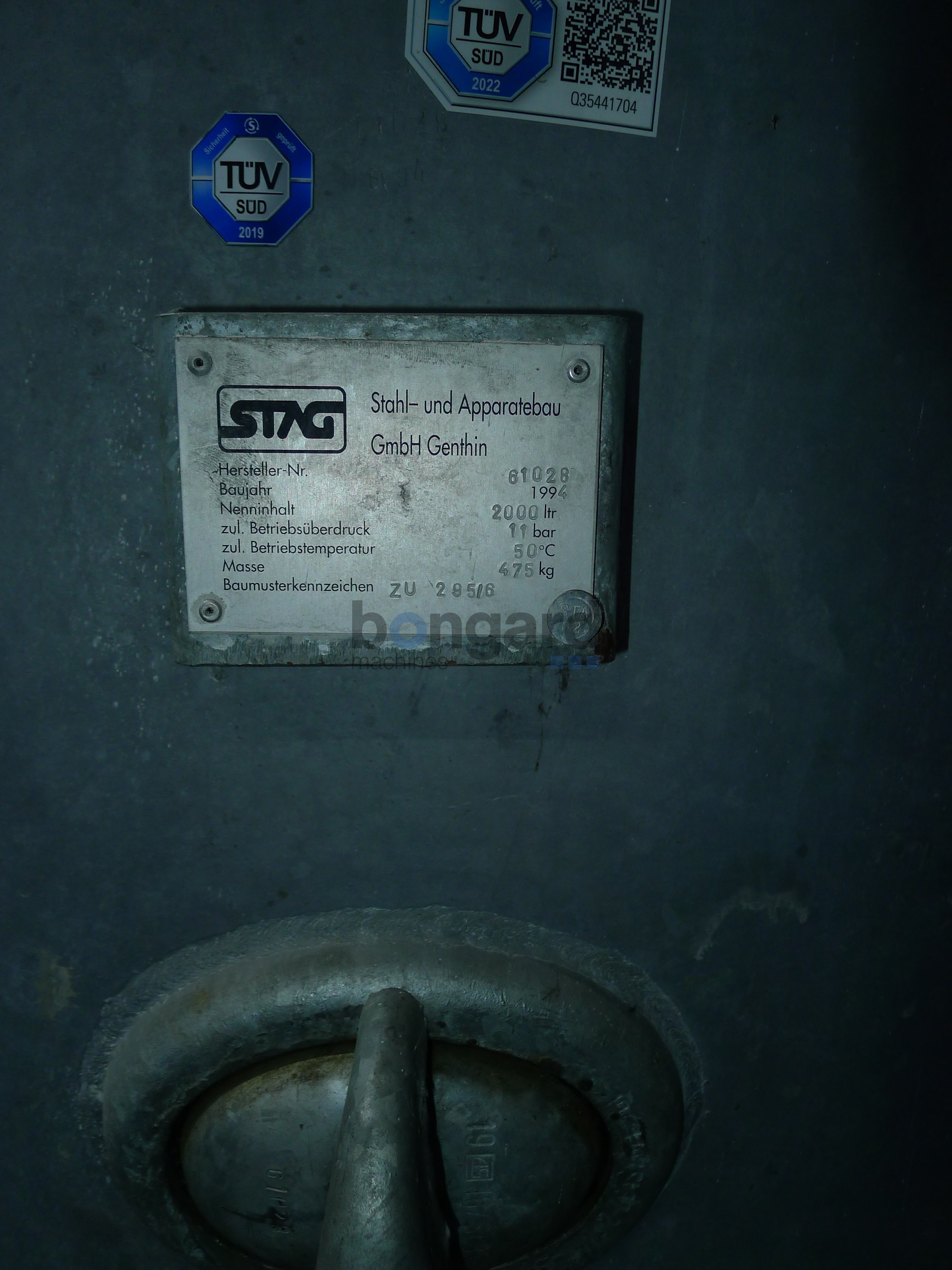 STAG air preasure tank