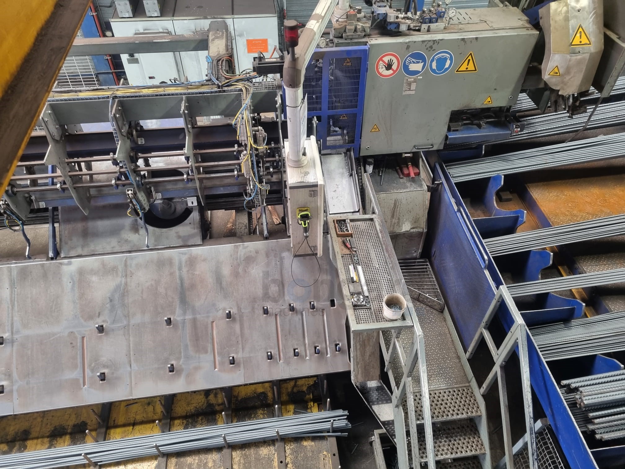 EVG DBE 28 Flexible processing centre for fully automatic cutting and bending of steel bars