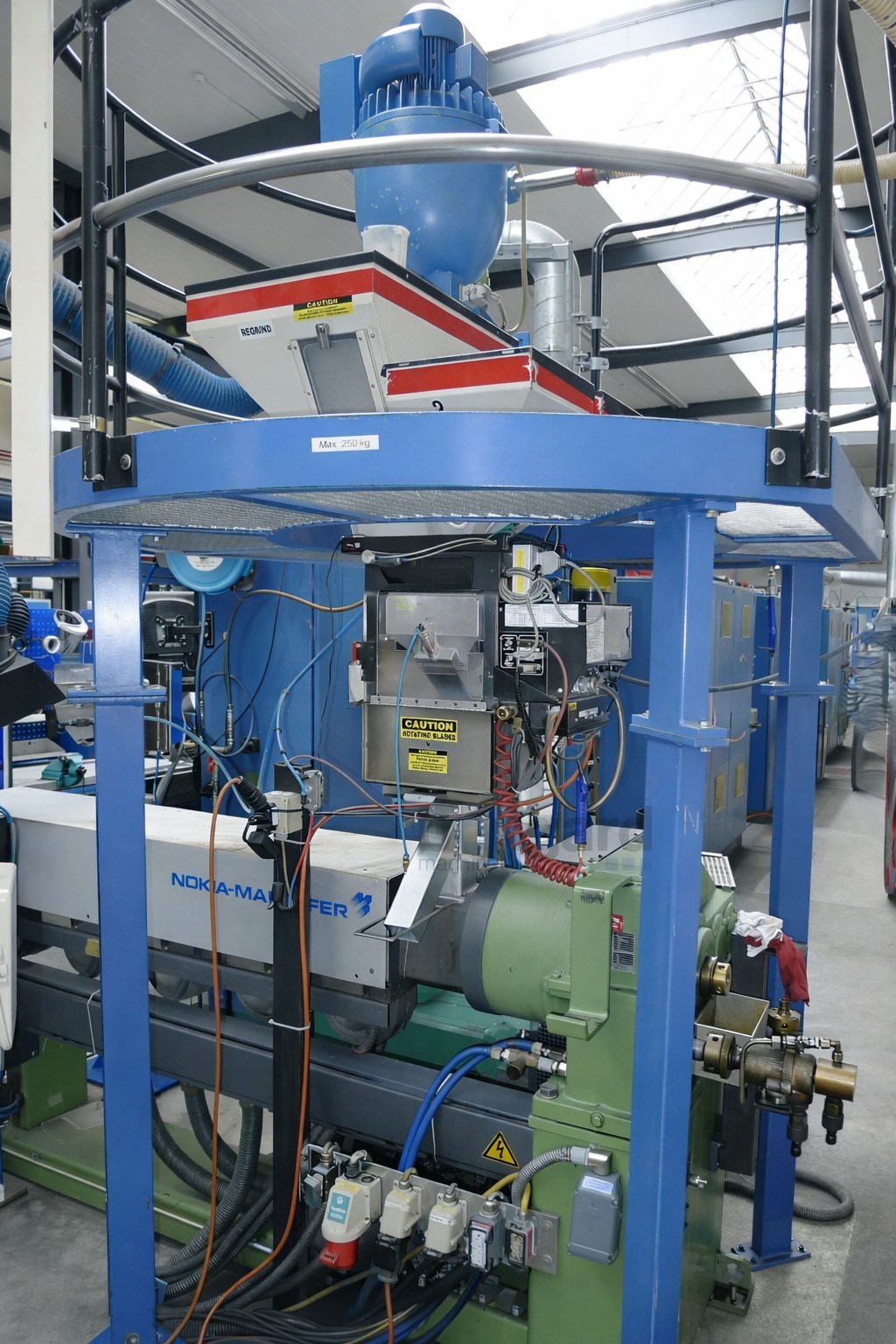 NOKIA-MAILLEFER ligne d'extrusion d'isolation et gainage